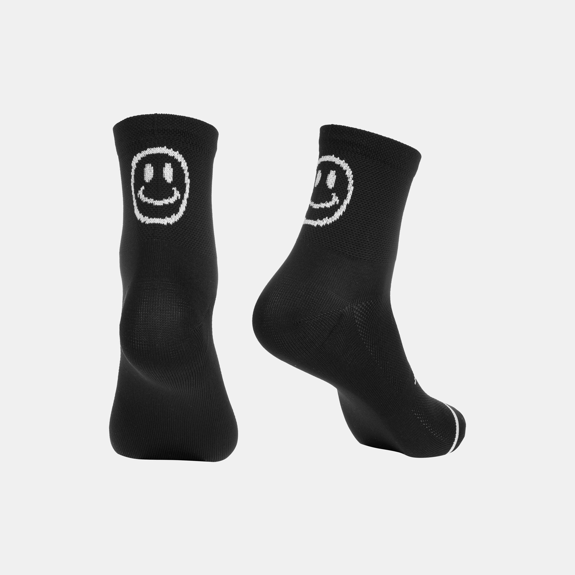 Calcetines Cortos Carita Negro