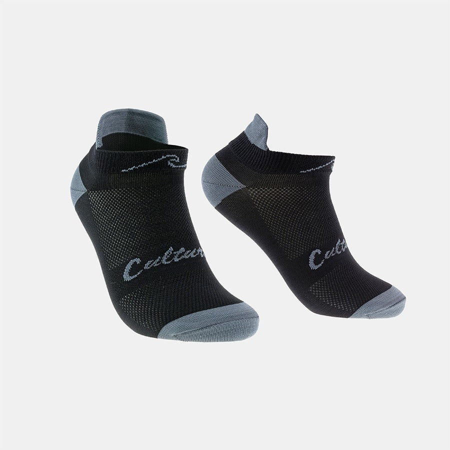 Calcetines Running Negro Gris